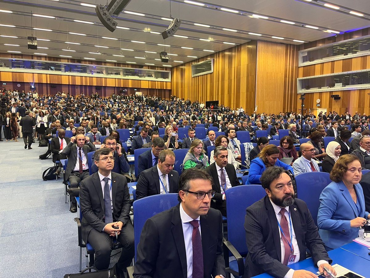 TC_BMViyanaDT's tweet photo. Bugün Viyana’da başlayan Uluslararası Atom Enerjisi 69.Genel Konferansı’na, ETKB, NDK,TENMAK, TÜNAŞ ve NUTED’den üst düzey yetkililerimizle birlikte katılıyoruz. #UAEA #GC69 @LeventEler @iaeaorg #NükleerAlandaKüreselİşbirliği https://t.co/DDnHfGoWBS