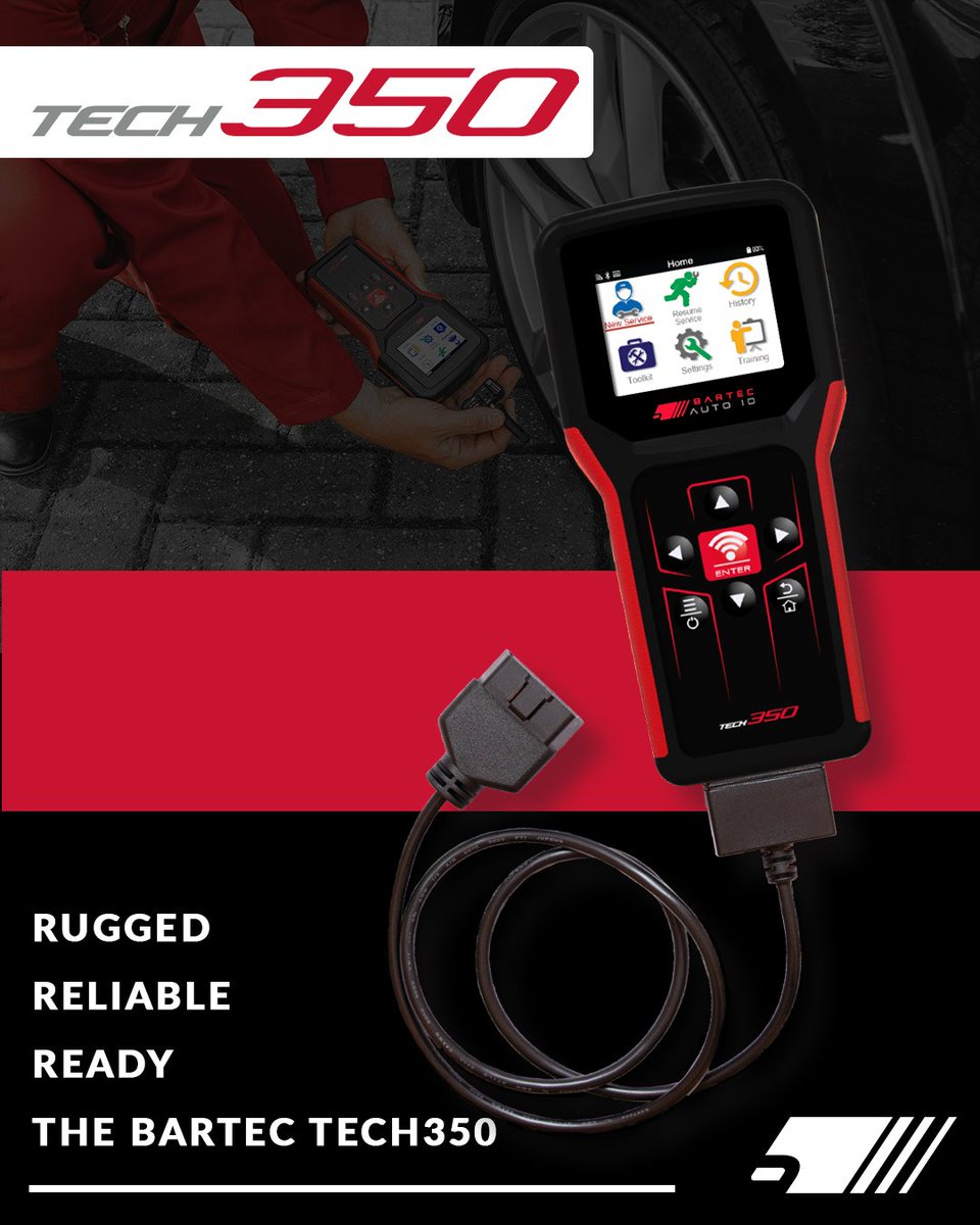 🔧 Meet the Bartec TECH350 - Rugged, Reliable, gets the job done 🔧

The TECH350 is designed for shops that want professional TPMS capability in an easy-to-use, cost-effective package. Compact and rugged, it’s the perfect entry-level tool that delivers Bartec’s trusted
