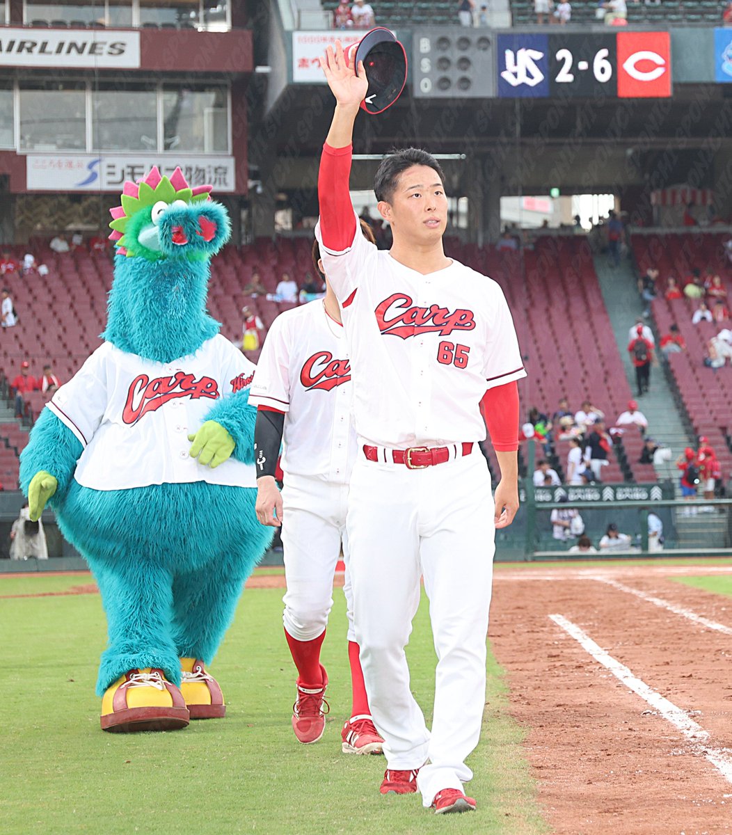 ５勝目をあげた #玉村昇悟 投手！