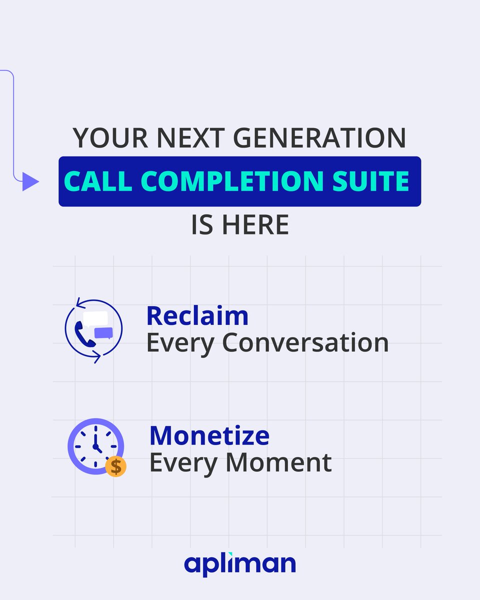 AplimanTech's tweet photo. Think failed calls are a dead end? We see them as untapped opportunities. With aïReach, even a dropped connection can spark a new conversation, a new sale, or a new stream of revenue.

Because success isn’t about avoiding failure, it’s about knowing how to flip it to your advantage.

Ready to reclaim what others lose? Let’s talk growth.

#apliman #technology #customersatisfaction #CustomerEngagement #AISolutions #AI