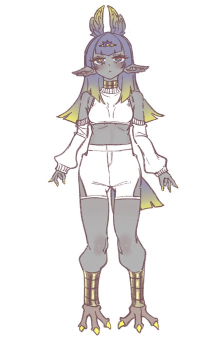 デビルちゃん・オクタちゃんファミリーにホルスちゃんを追加したいと思っていて 