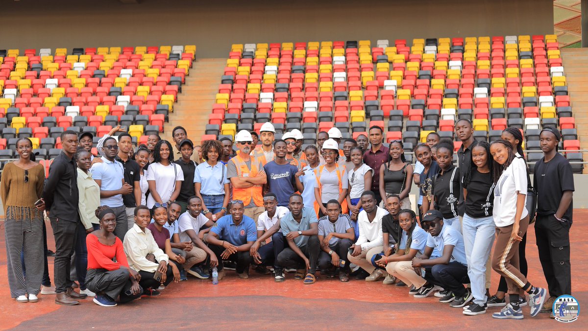 muksurveyors's tweet photo. Our last stop during the trip to Hoima was the @HoimaStadium.

We had the chance to interact with site officials from Summa International Construction Company Inc. and the students used this opportunity to ask questions and satisfy their curiosity about the project.
#muksurveyors https://t.co/SnUm2ra4IN