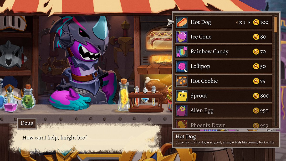 Sir Knight Doug, Keeper of the Sacred Sausage, will soon go out on another saucy adventure! 🌭

If you haven't claimed this Skin at the end of the 1 Gem offer experience in the Shop, do it BEFORE tomorrow, September 16th! 🏃💨