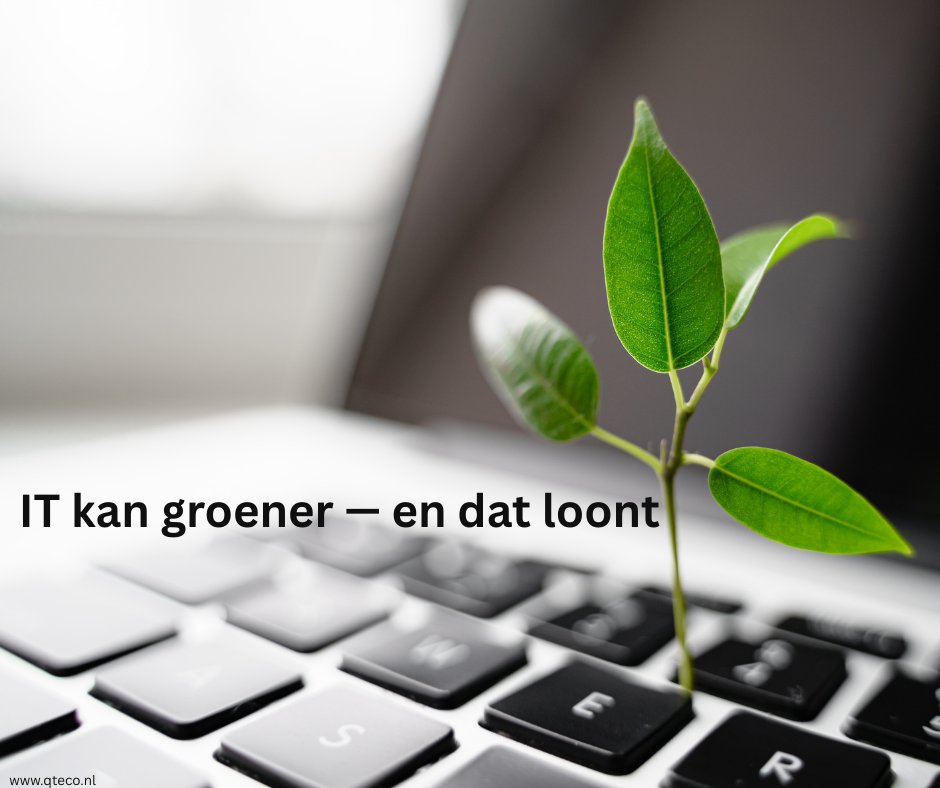 Qteco's tweet photo. Van energiezuinige servers tot slimme software die verspilling voorkomt: duurzame IT verlaagt uw kosten én CO₂-uitstoot.
Steeds meer opdrachtgevers en klanten kijken naar de milieuprestaties van hun leveranciers.

#duurzameIT #energiezuinig #milieubewust #energieefficiëntie https://t.co/zBhYceshWr