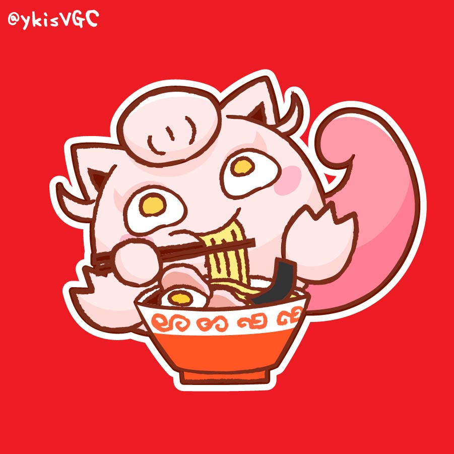 ykisVGC's tweet photo. やっぱりラーメンだいすき サケブシッポちゃん🍜
#ポケモンイラスト #pokemonfanart https://t.co/TyZebs8RJT