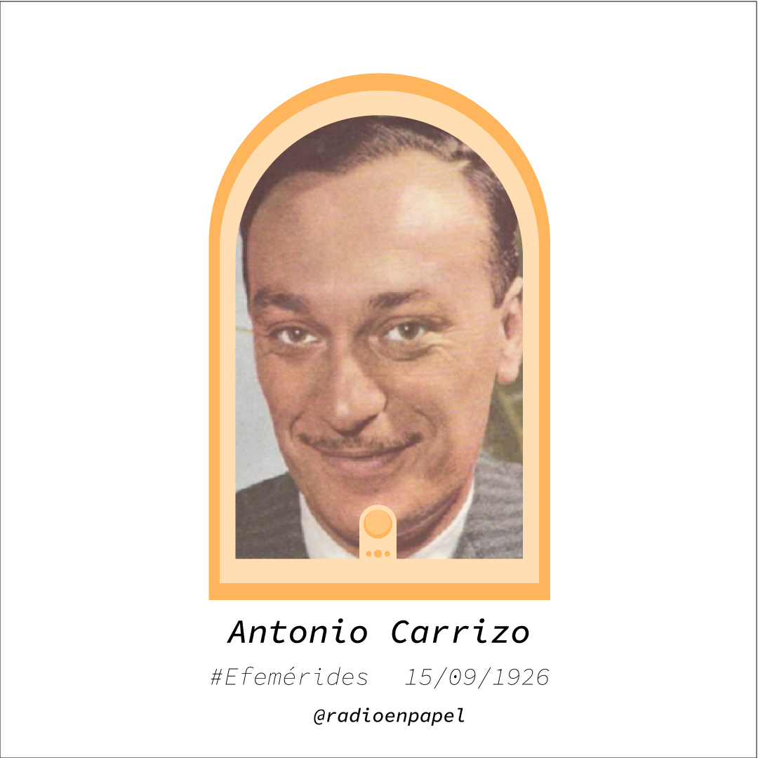 #EFEMERIDES | En 1926, nacía en Gral. Villegas, prov. de Bs.As. el inmenso locutor, conductor, animador y periodista #antoniocarrizo

Gracias "Tony" por ser parte de nuestro aire.

Afiches 👉 1961, 1980, 1981

#radio #105AñosDeRadio #afiches