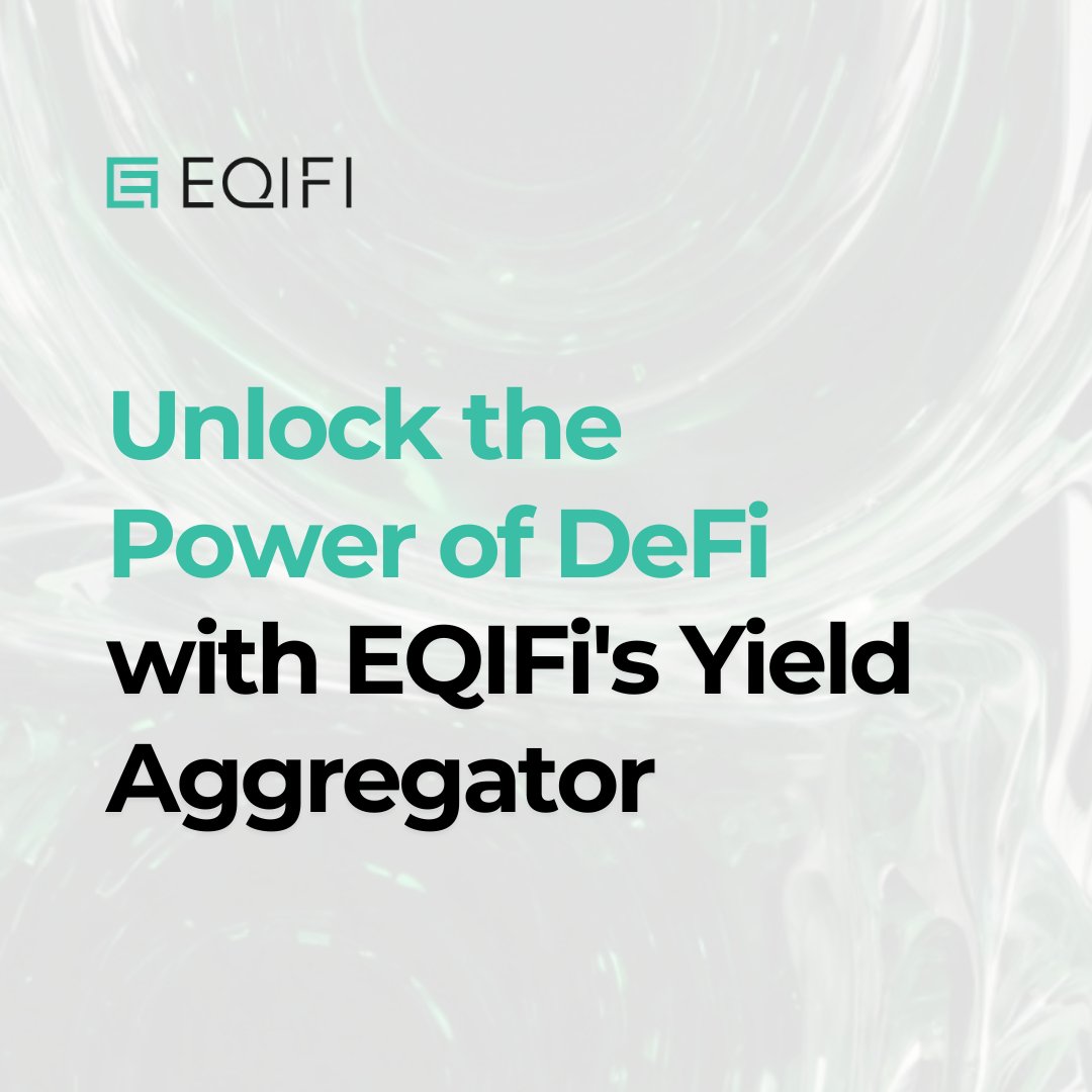 Unlock the Power of DeFi with EQIFi's Yield Aggregator

Put your crypto to work with three unique yield farming portfolios designed to suit your financial goals:
- Stablecoins Balanced Liquidity
- Stablecoins &amp; Ethereum Liquidity
- Ethereum Liquidity