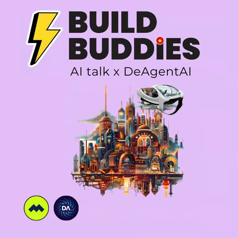 meta_pool_vn's tweet photo. 🎉Build Buddies SG &amp; HN 🇻🇳 (20 &amp; 21/9)

👉https://t.co/tQrNl78q2X

🚀Hân hạnh chào đón @DeAgentAI &amp; @KaiaChain_VN mang đến không khí giao lưu ấm áp, bổ ích cho cộng đồng đam mê AI &amp; các Dev tại @build_buddies vào T7 &amp; CN tuần này. https://t.co/5cHPVOpV0h