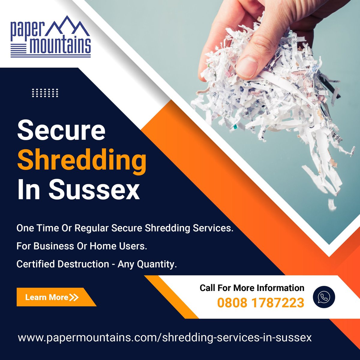 PaperMountains's tweet photo. 🌍✂️ **Secure Your Space with PaperMountains!** ✂️🌍

At PaperMountains, we understand the importance of safeguarding your sensitive information! Whether you're a business or a homeowner in Sussex, our dedicated shredding services are designed to offer you peace of mind while keeping your space clutter-free.

📦 **Why Choose Us?**
- **Eco-Friendly Solutions:** We recycle 100% of the paper we shred, helping you contribute to a greener planet!
- **Convenience at Your Fingertips:** Our mobile shredding services come directly to you, ensuring your documents are securely destroyed right on-site.
- **Trustworthy Service:** With our certified shredding practices, your confidentiality is our priority.

Don't let unnecessary papers pile up. Take control of your space and protect your information today!

👉 Learn more about our shredding services and get started: PaperMountains Shredding Services in Sussex : https://t.co/R9K75ob2CC

#PaperMountains #ShreddingServices #Sussex #DocumentSecurity #EcoFriendly @wearereviews