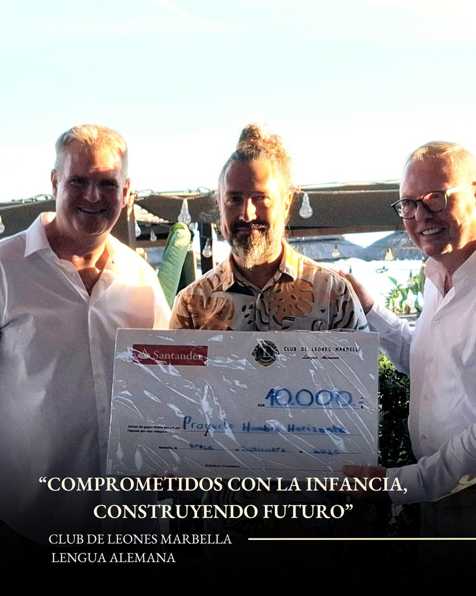 👏 Gracias al @lionsclubmarbella por donar 10.000 € a Horizonte Proyecto Hombre para aplicar el Programa de Prevención Escolar en centros públicos de Marbella.
💬 “Invertir en prevención es invertir en salud, convivencia y futuro.”
🔗 bit.ly/4nENnc7