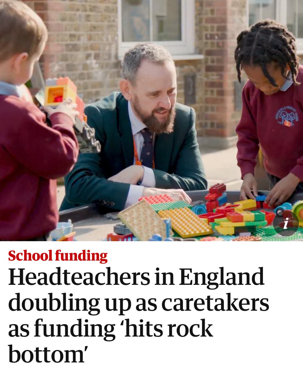 “This year things have got as bad as I’ve seen in my nearly 20 years of headship." 

“We have had to cut pretty much all areas of support staff and services."

“Our entire capital budget is just £4.5k."

This is the reality of education under <a href="/bphillipsonMP/">Bridget Phillipson</a> and <a href="/UKLabour/">The Labour Party</a> 🥀🥀