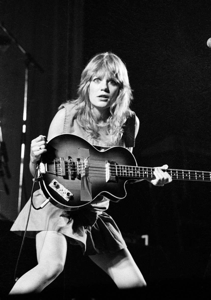 dark_shark's tweet image. Tina Weymouth performing with Talking Heads at the Paradiso Club, Amsterdam, 1982 by Lex van Rossen