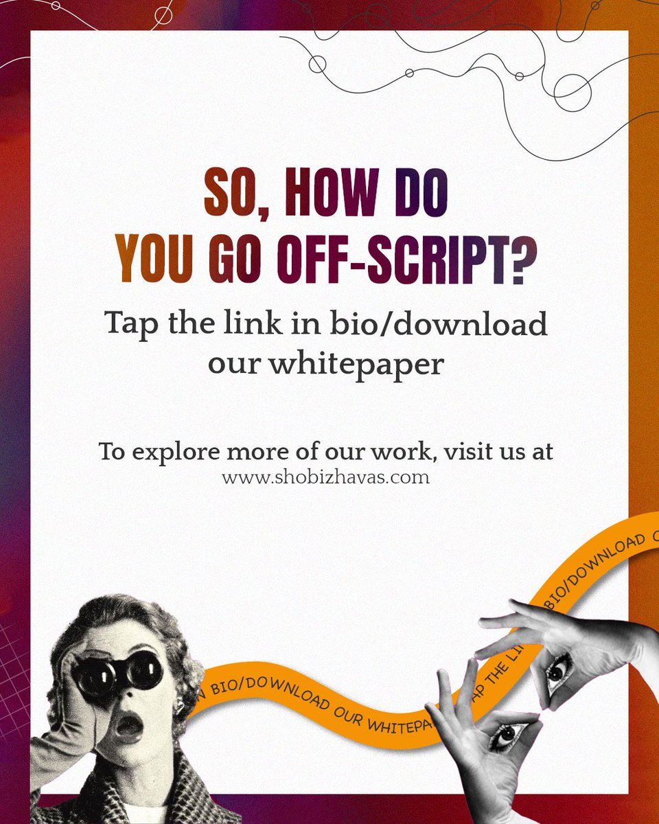Events are no longer about delivering a perfect script, they’re about creating unscripted moments where audiences lead the story.

Read More:  shobizexperience.com/Going_off_the_…