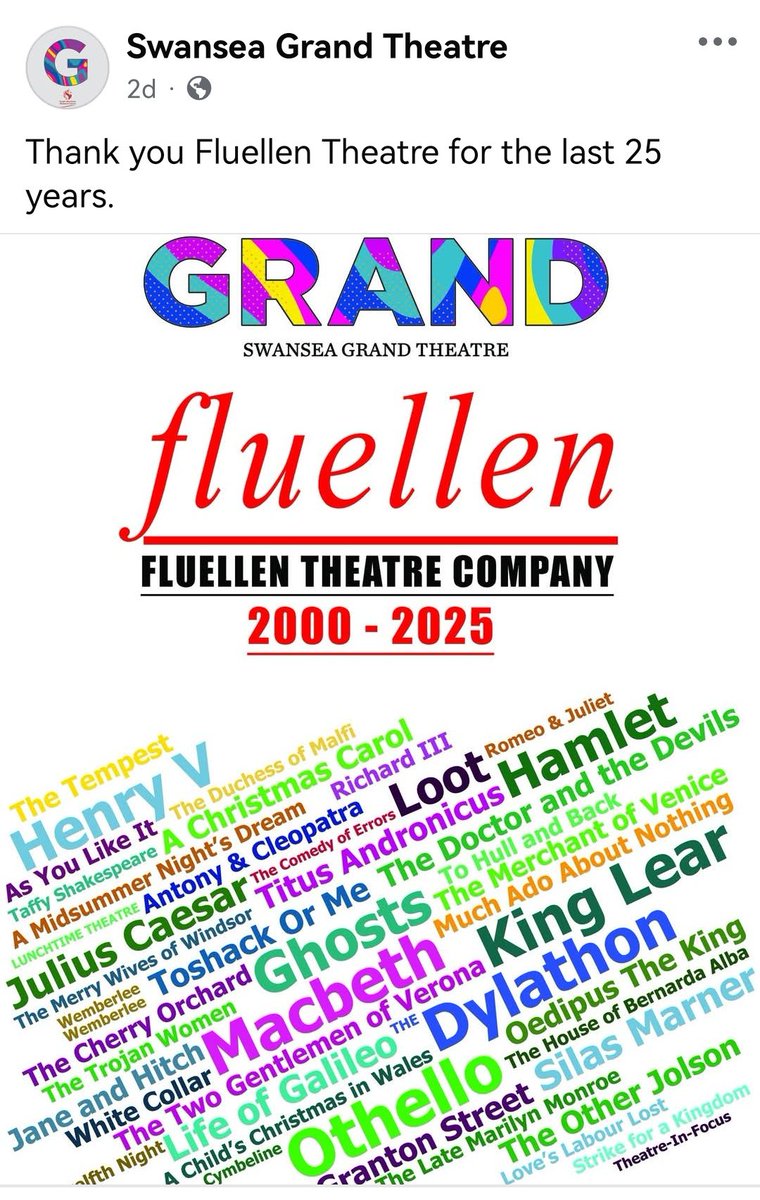 Fluellen Theatre (@fluellentheatre) on Twitter photo 