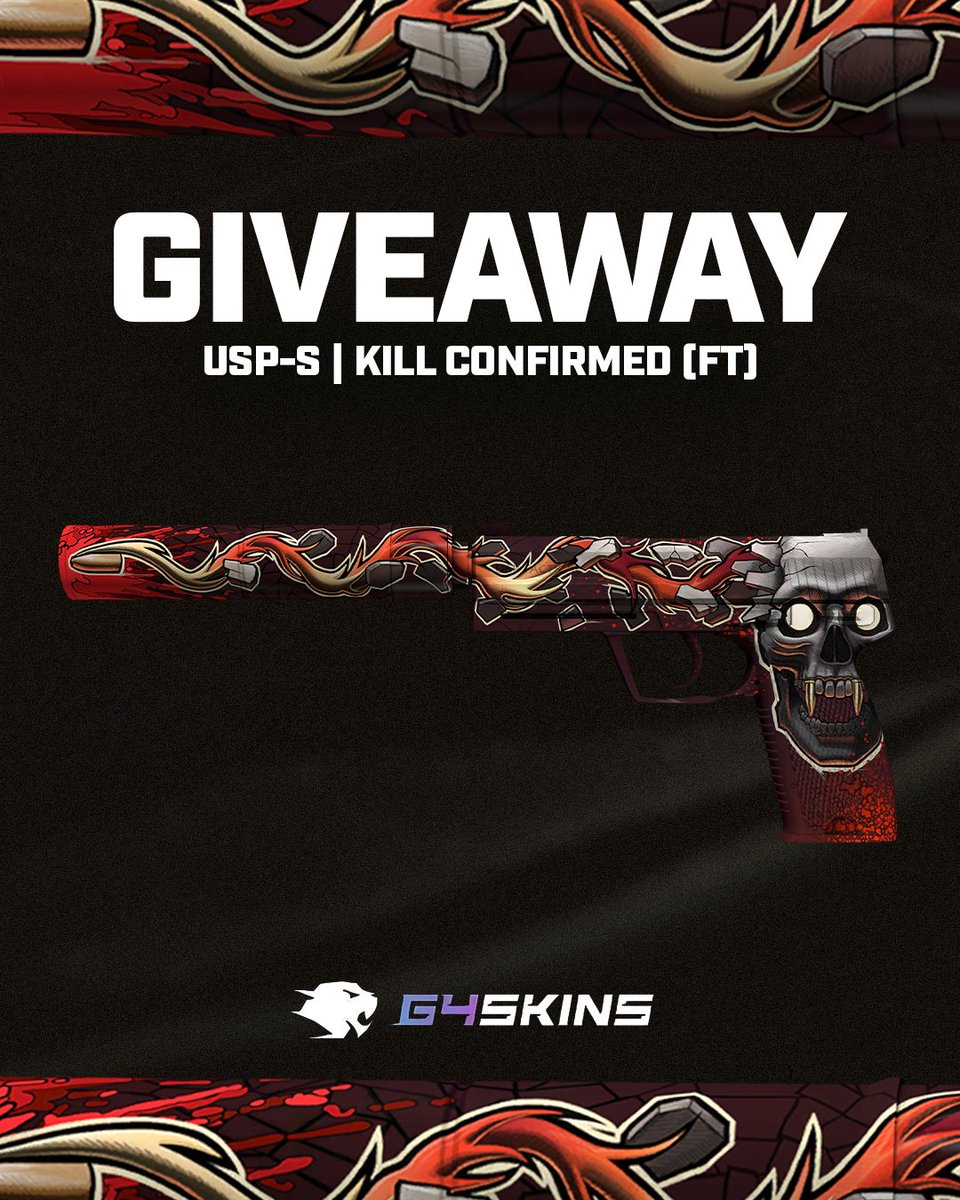 Emil Christensen (@real_heaton) on Twitter photo GIVEAWAY time together with <a href="/g4skinsdotcom/">G4SkinsCOM</a>! 🫵
One lucky winner will take home this:
⭐️ USP-S | KILL CONFIRMED (FT)
To join follow these steps:
1. Follow <a href="/Real_HeatoN/">Emil Christensen</a> & <a href="/g4skinsdotcom/">G4SkinsCOM</a>
2. Repost & Tag 3 Friends in the comments
Winner will be drawn September 30! Good luck 🙌 GIVEAWAY time together with <a href="/g4skinsdotcom/">G4SkinsCOM</a>! 🫵
One lucky winner will take home this:
⭐️ USP-S | KILL CONFIRMED (FT)
To join follow these steps:
1. Follow <a href="/Real_HeatoN/">Emil Christensen</a> & <a href="/g4skinsdotcom/">G4SkinsCOM</a>
2. Repost & Tag 3 Friends in the comments
Winner will be drawn September 30! Good luck 🙌