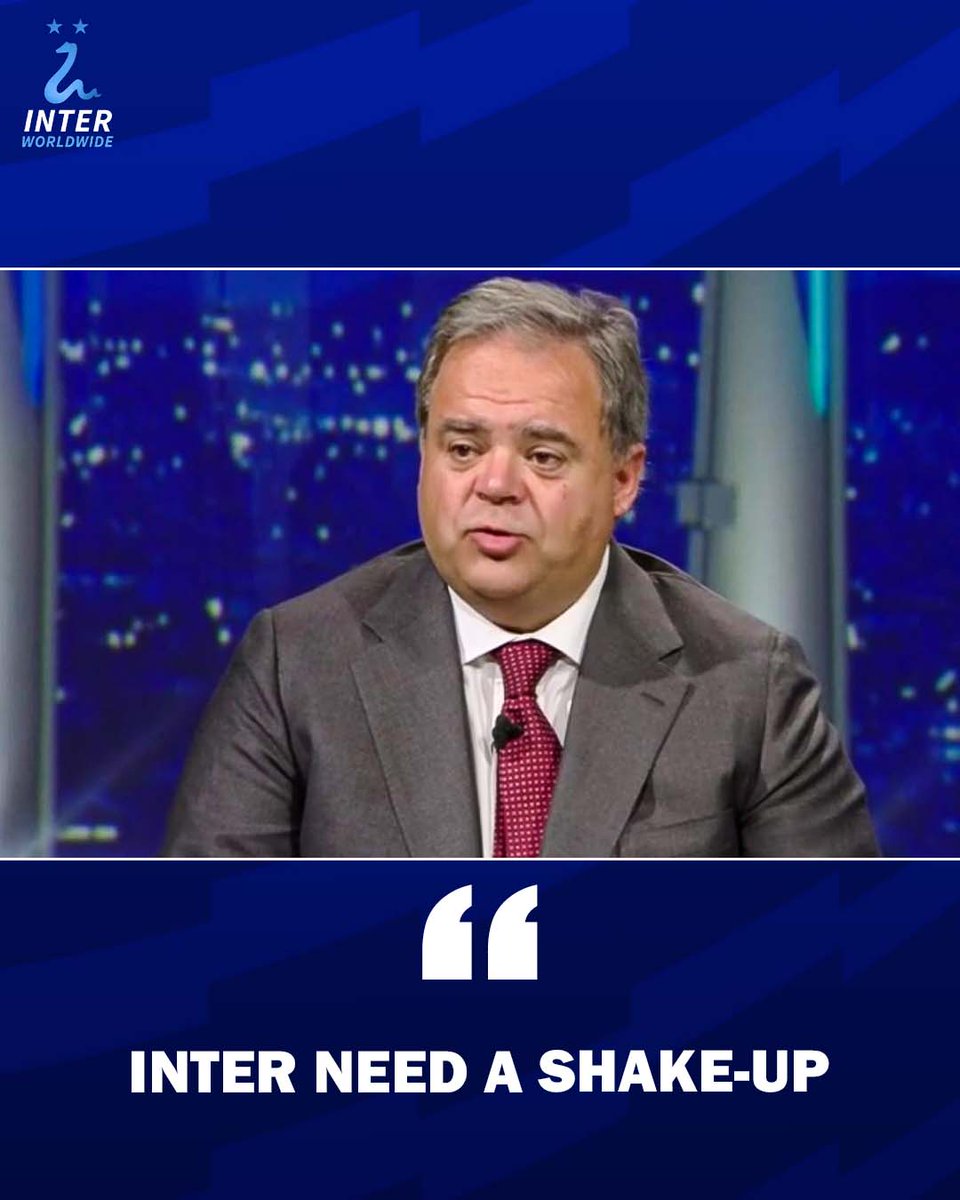 🚨 Inter Need a “Shake-Up”? 🚨

Sky Sport pundit Paolo Condo has argued that Inter must refresh their squad, pointing to age-related issues after the Derby d’Italia defeat.

👉 Condo insists a full overhaul isn’t needed, but a “shake-up” of energy and personnel is.
👉 On Simone