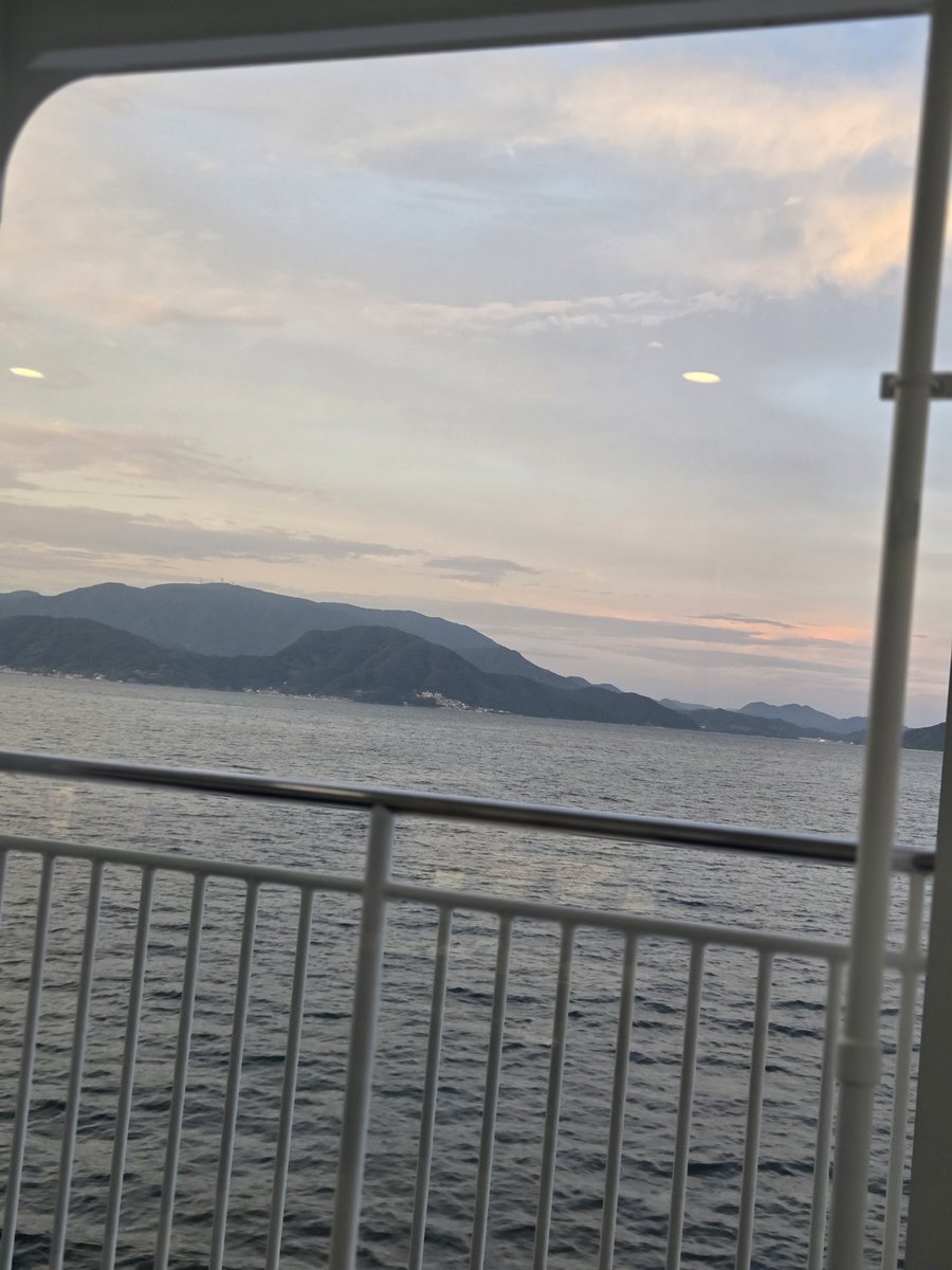 いい感じに日が暮れてきた