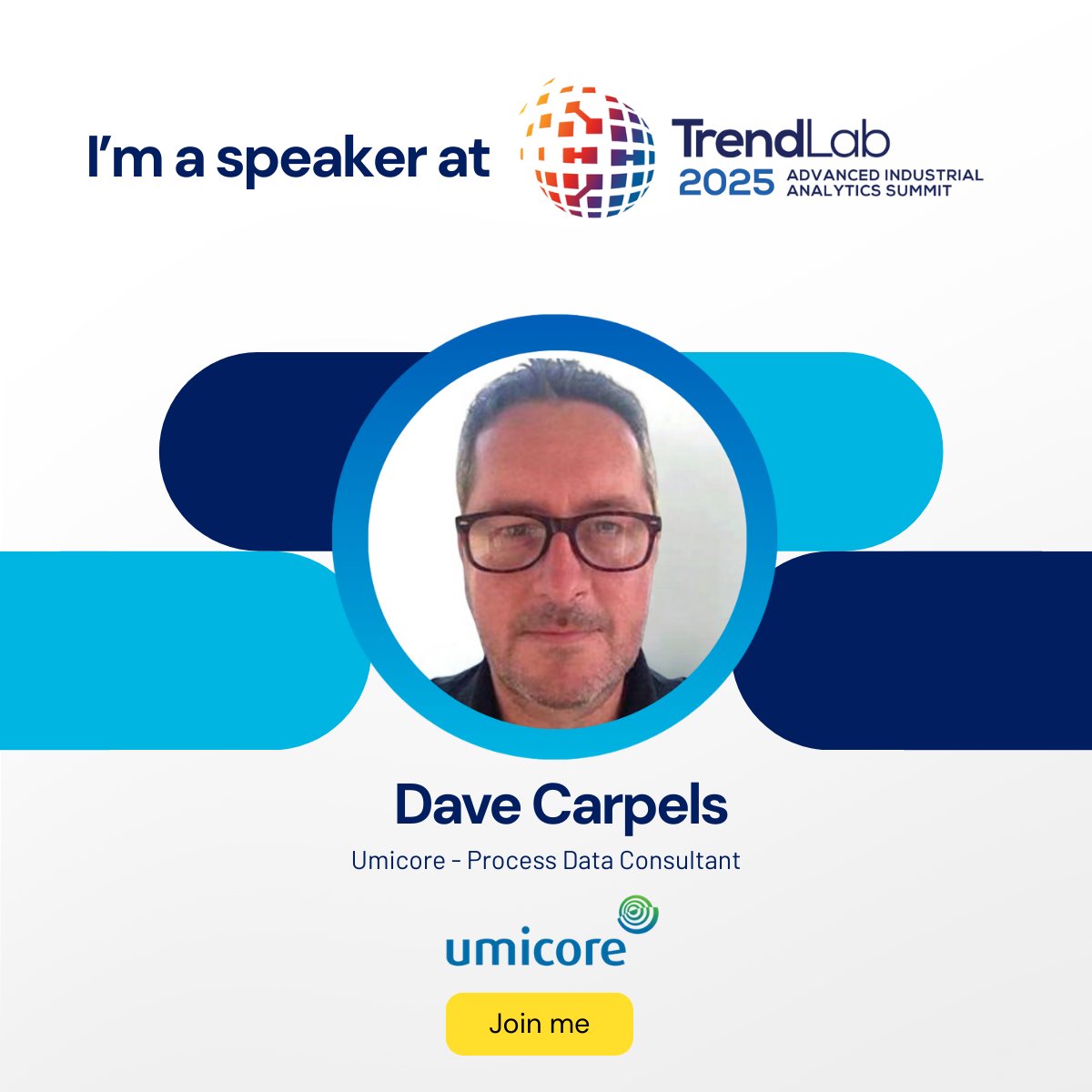 TrendMining's tweet image. We’re happy to announce that Dave Carpels will join TrendLab 2025 Europe as a speaker!
Don’t miss his presentation! Join us on 1st October in Cologne!
Learn more & register: bit.ly/41O88JT
#TrendLab2025 #TrendMiner #Processcontrol #Smartmanufacturing #DataAnalytics