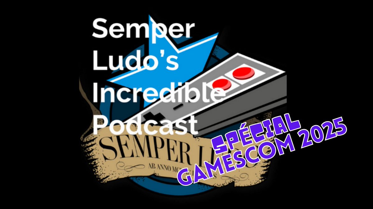 Épisode spécial en léger différé de Cologne pour la #Gamescom2025 ! 

semperludo.com/semper-ludos-i…

Émission animée par <a href="/niels_weber/">Niels Weber</a>, avec Jorris et <a href="/Gary_Niet/">Gary Niet</a> de critical-hit.ch pour parler d'une flopée de jeux vus et/ou testés sur place. #podcast