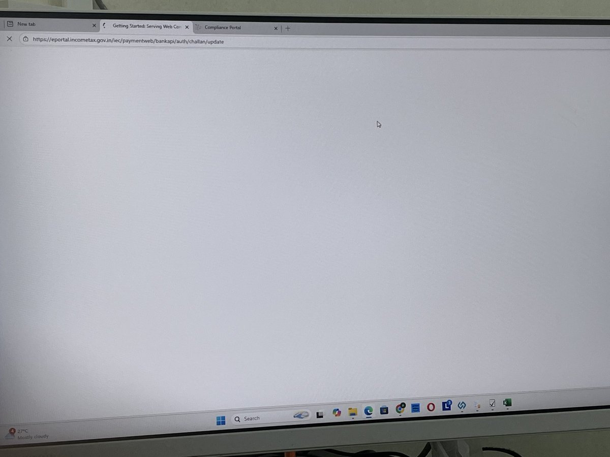 77_Syed_'s tweet photo. Paid challan Of one of my Client…. From past 20 minutes I have been staring at this screen so that I can file the return 😬

#Extend_Due_Date_Immediately 
#ExtendDueDate https://t.co/C0pwWbvUPV