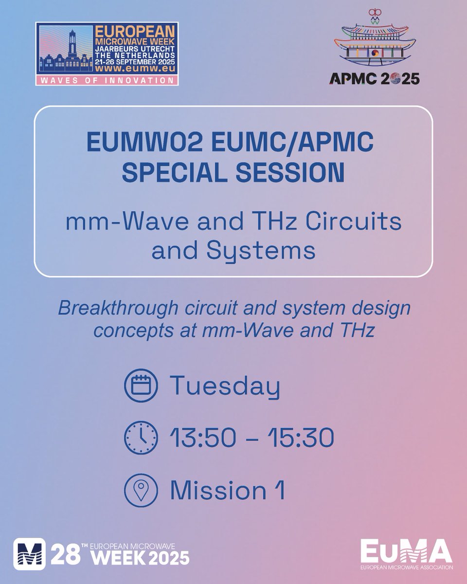 European Microwave Week (EuMW) tweet media