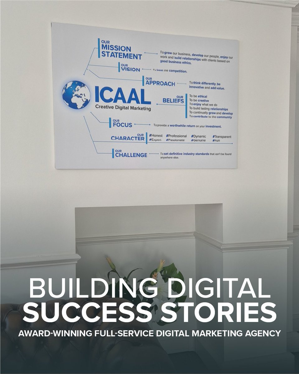 At ICAAL, we’re more than just marketers, we’re your partner in transforming digital presence. 
Full-service, multi-award winning, grounded in results. 
Contact us to help your business grow. 
ow.ly/eYyk50WWAL8