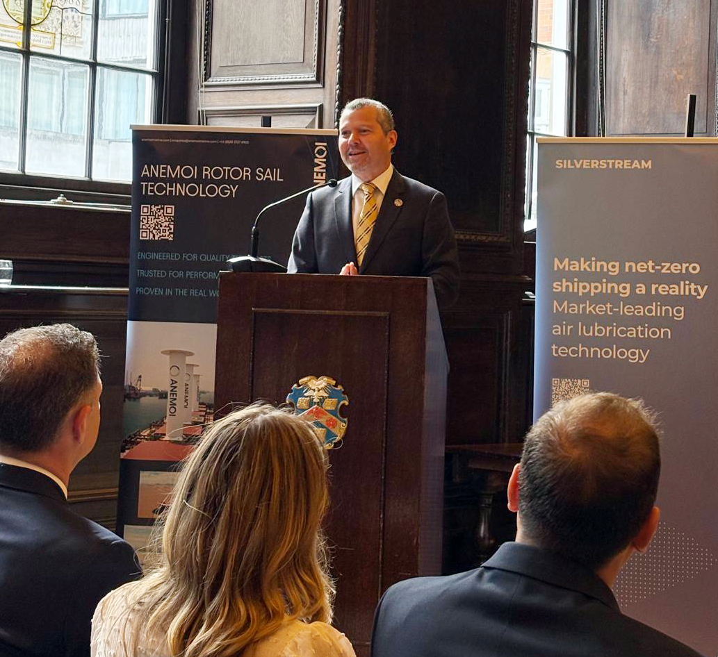 IMOSecGen's tweet image. Great to kick off London International Shipping Week #LISW at the Energy Efficiency Breakfast, hosted by @LSEplc. I shared my hope for a positive outcome from MEPC ES2. #Shipping #Decarbonization
