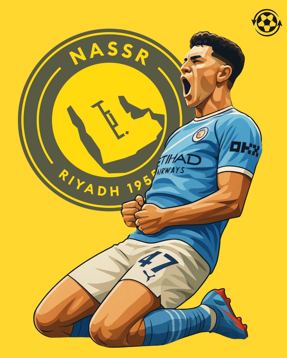 DeadlineDayLive's tweet photo. 🚨 Al Nassr will table a record-shattering offer worth £112.5M Manchester City’s Phil Foden ahead of the Saudi Pro League’s transfer deadline day on 23rd September. 

Such a sum would make Foden the most expensive Englishman of all time.

(Source: Fichajes) https://t.co/ADp7w46BSR