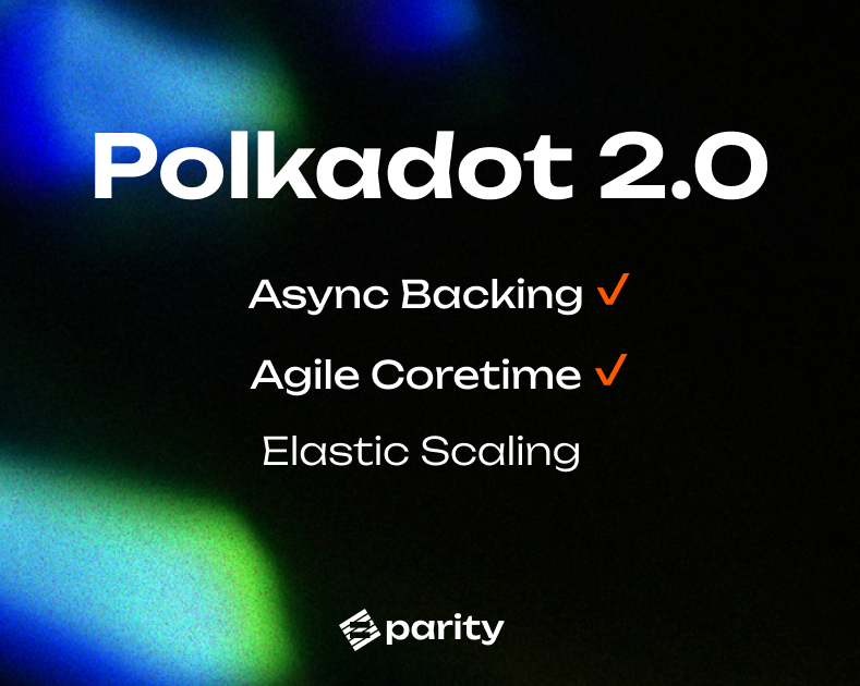 paritytech's tweet photo. Happy Monday, builders 👇

Polkadot 2.0 - Where We Are & What’s Coming

Polkadot 2.0 is more than a slogan - it's a technical evolution. Built on three pillars: 

1⃣ Agile Coretime 
2⃣ Asynchronous Backing 
3⃣ Elastic Scaling 

Each plays a specific role in boosting scalability, flexibility, and performance.