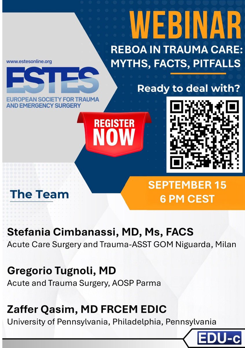 🚨🚨ESTES ON TOP
For those who wish, I will have the pleasure and honor of moderating the two distinguished colleagues on a topic that continues to spark discussions. ®️🚧To register for free.

estesonline-org.zoom.us/webinar/regist…