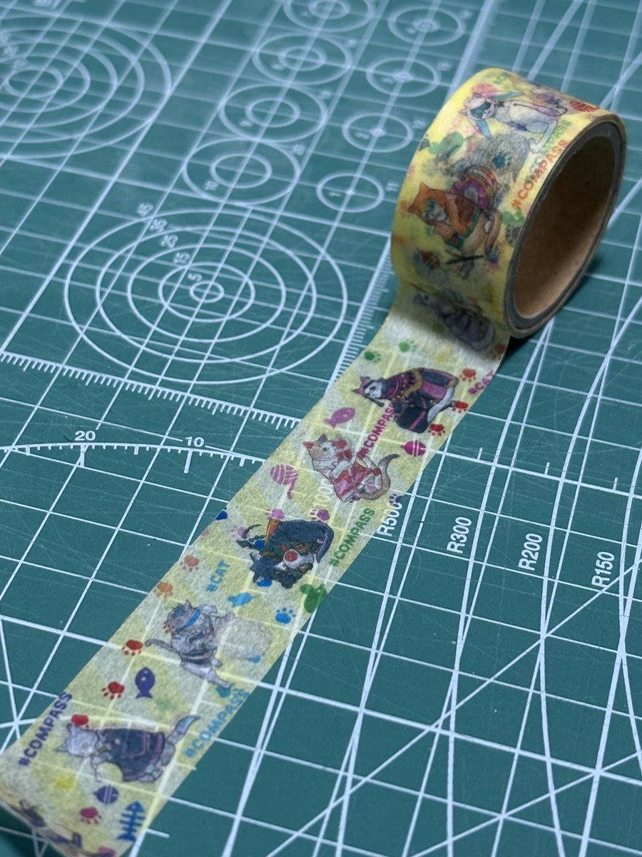 ふちの所マステのやつだかわいい