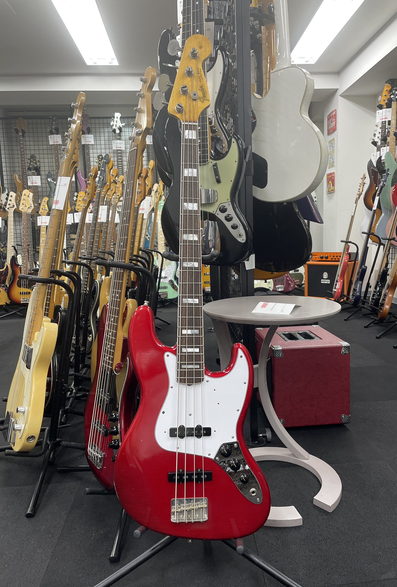 コンポーネントジャズベース/FenderJapan,Fujigen used】Fender Japan / JBV BLK/R #S081368 4.360kg【横浜店