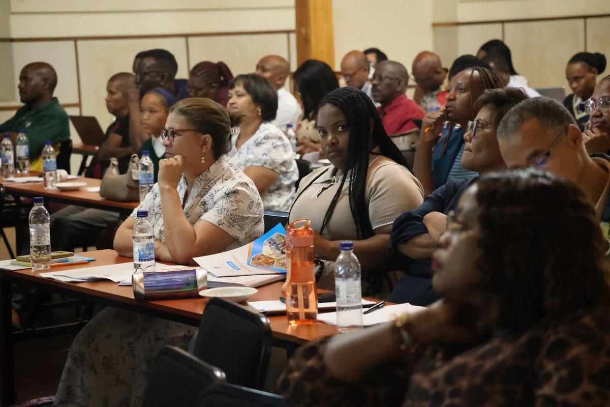MEIYSAC_Namibia's tweet photo. REGIONAL CONSULTATIONS ON THE TEACHING PROFESSION BILL BEGIN!
Today, MEIYSAC, in partnership with UNICEF & UNESCO, launches the first regional consultation in Keetmanshoop, //Karas Region.
#YourVoiceMatters #NamibiaEducation https://t.co/eqHZ4dzvse