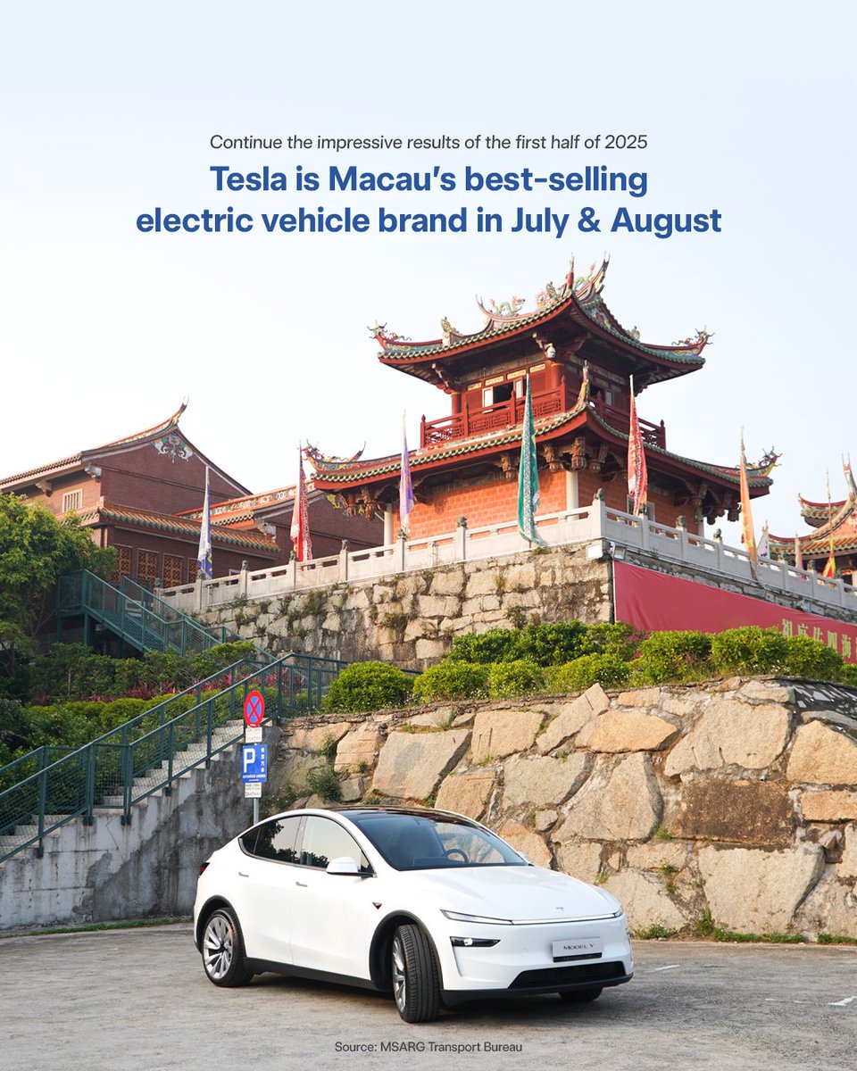 Tesla Macau 澳門 tweet media