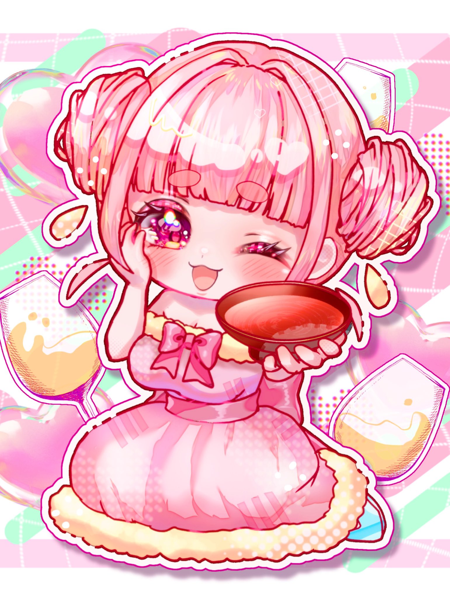 ◇手描きイラスト◇RIN様用頁 ご依頼】 ゆらゐ様の立ち絵描かせていただきました