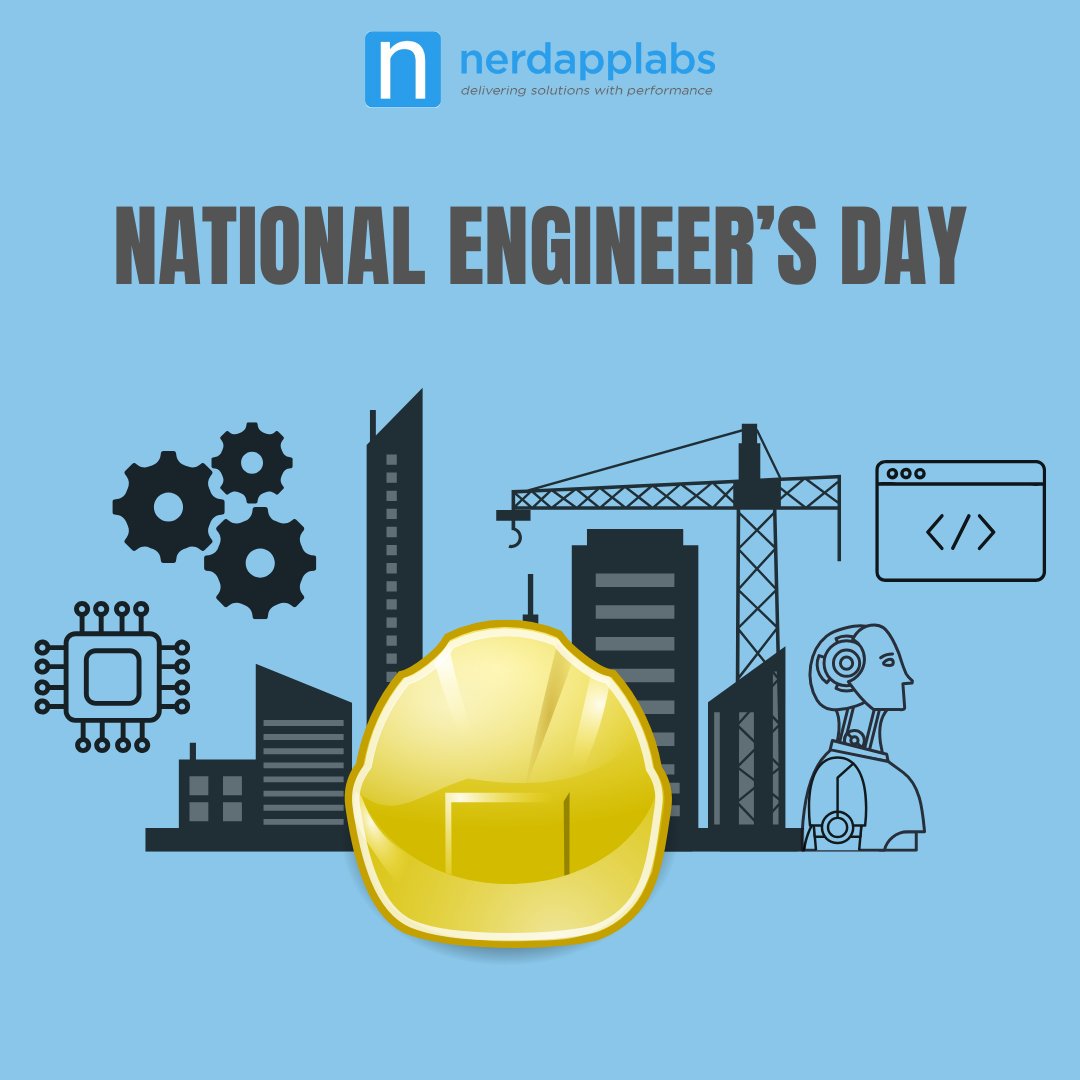 nerdapplabs's tweet image. Engineers are the true architects of progress—turning challenges into practical solutions.
At nerdAppLabs, we salute their precision, dedication, and problem-solving spirit. 👨💻📐
#HappyEngineersDay #EngineersDay #Technology #Future #NerdAppLabs #Getnerdyfied