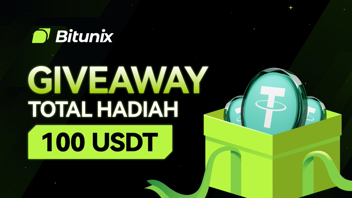 BitunixID's tweet photo. π Waktunya Giveaway! π
Rayakan peluncuran resmi IG Bitunix Indonesia dengan total hadiah 100 USDT π°
Cara Ikut:
1οΈβ£ Follow akun resmi Bitunix Indonesia
https://t.co/adeYh4n85G
2οΈβ£ Reply "Done β
" + #BitunixIG + username IG kamu
π
Periode: 15 β 20 September 2025
π’ Pengumuman Pemenang: Setelah event berakhir
Jangan sampai ketinggalan!
Follow, Komen, dan rebut hadiahmu! π