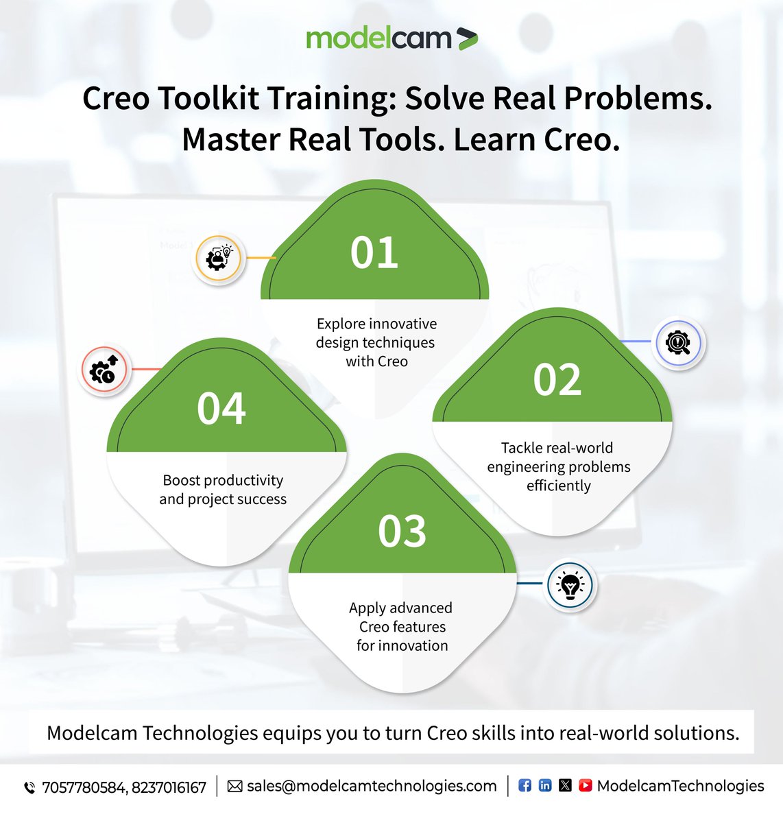 Modelcam's tweet image. Learn Creo Toolkit ⚙️
Tackle real engineering challenges with advanced Creo techniques. Boost productivity &amp;amp; solve real-world problems.

👉 Learn more: tinyurl.com/msunf4uv

#CreoToolkit #CADDesign #Engineering #CreoTraining #MechanicalDesign #Innovation #CADSkills