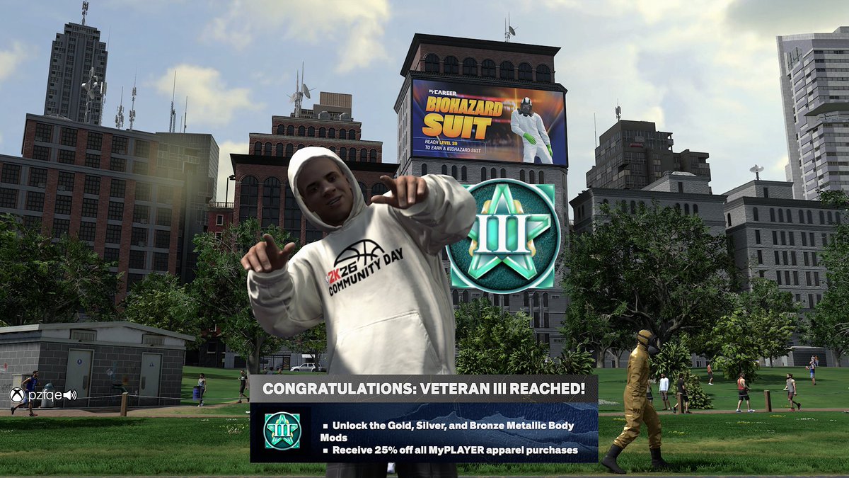 First Veteran 3 in the world on #NBA2K26