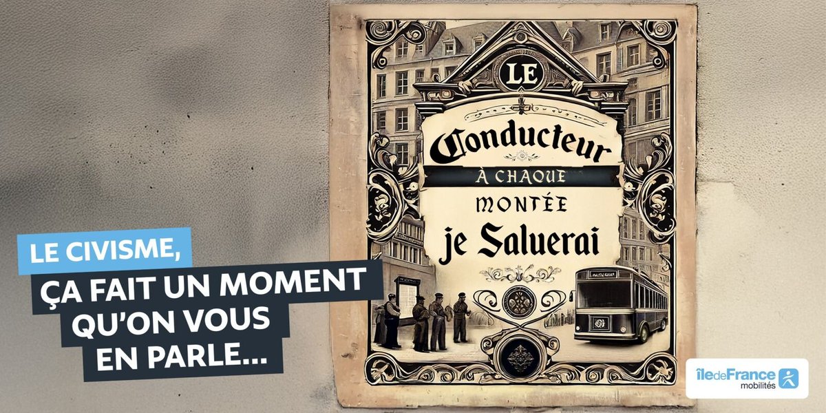 Versailles_IDFM's tweet image. 👋Le #civisme, ça fait un moment qu&apos;on vous en parle... Saluez le conducteur à chaque montée
🚍Adopter les bons comportements à bord de nos véhicules, c&apos;est voyager en toute sérénité !