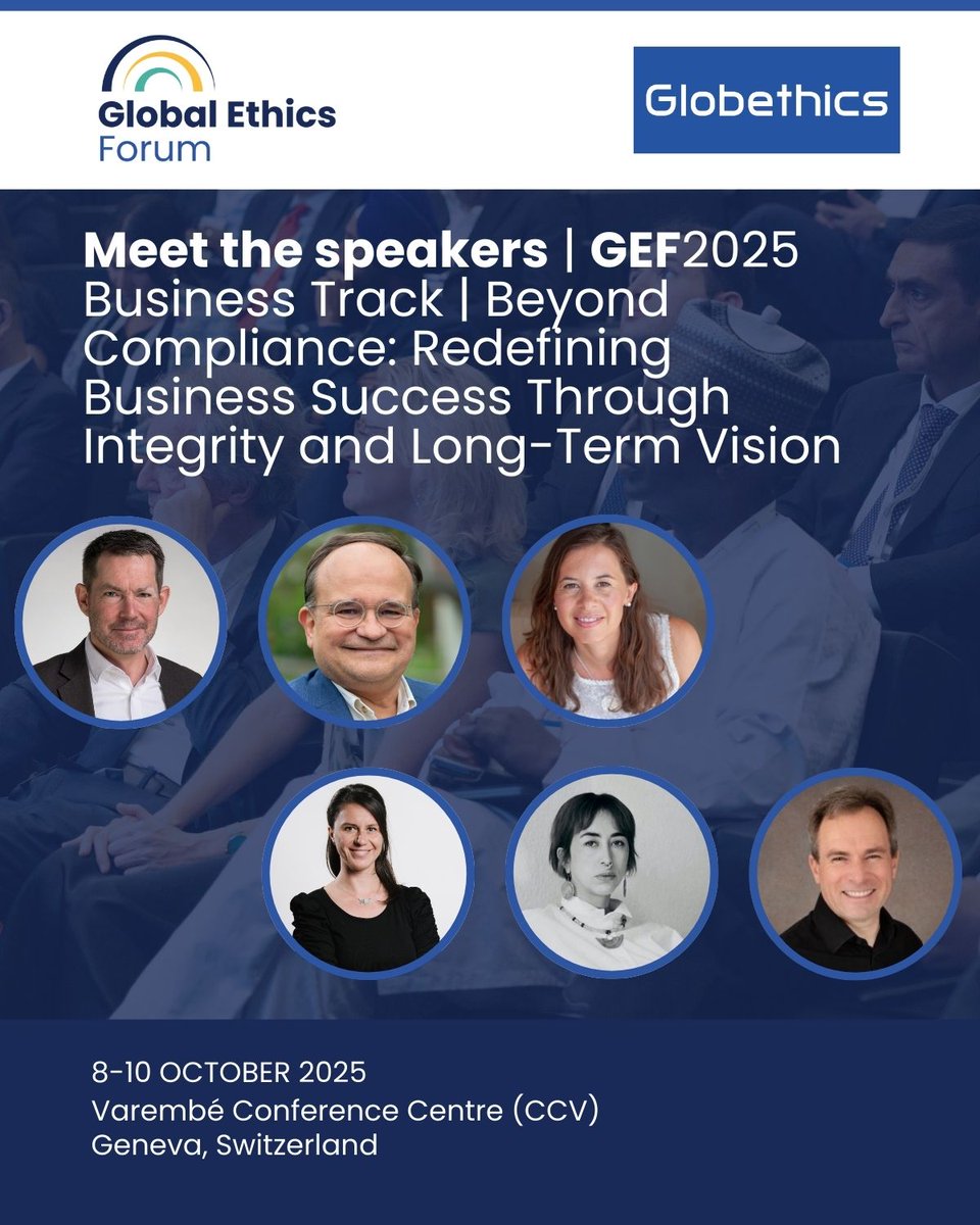 📈 𝐁𝐮𝐬𝐢𝐧𝐞𝐬𝐬 𝐥𝐞𝐚𝐝𝐞𝐫𝐬: 𝐓𝐡𝐞 𝐟𝐮𝐭𝐮𝐫𝐞 𝐨𝐟 𝐬𝐮𝐜𝐜𝐞𝐬𝐬 𝐠𝐨𝐞𝐬 𝐛𝐞𝐲𝐨𝐧𝐝 𝐜𝐨𝐦𝐩𝐥𝐢𝐚𝐧𝐜𝐞

Integrity = the new competitive edge.
Meet leaders reshaping business success &amp; get your #GEF2025 Executive Pass today: globalethicsforum2025.eventify.io/p/#/overview

#Governance