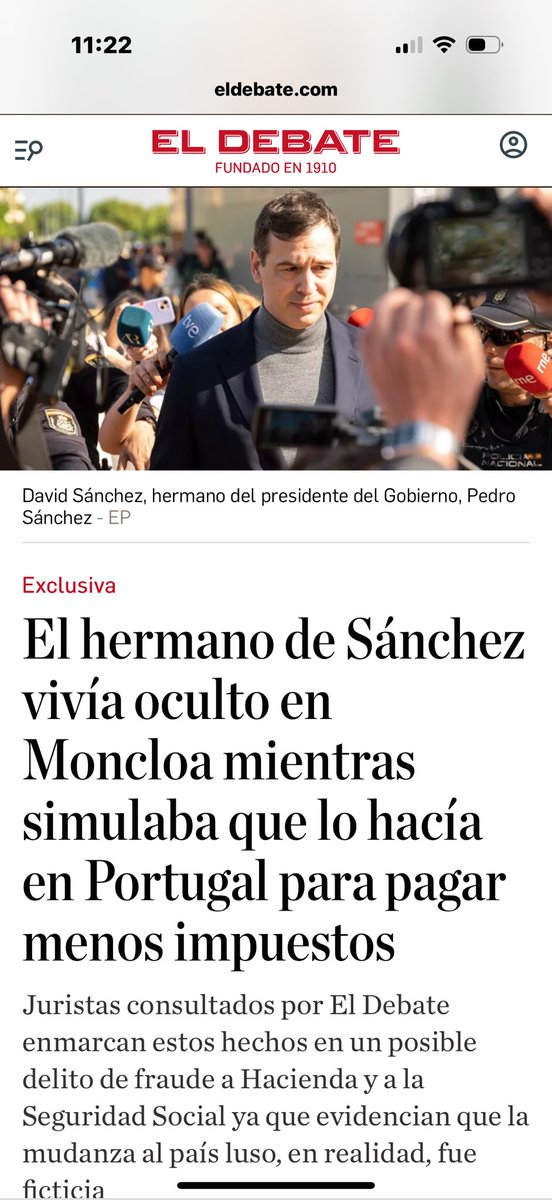 MarcosdeQuinto's tweet image. Son unos putos golfos y se ríen de los españoles:

-Pedro Sánchez: cómplice y encubridor del delito fiscal de su hermano
-La Agencia Tributaria: cooperador necesario para este fraude
-La fiscalía: mirando hacia otro lado y “echando cicuta” a los adversarios políticos

Y luego…