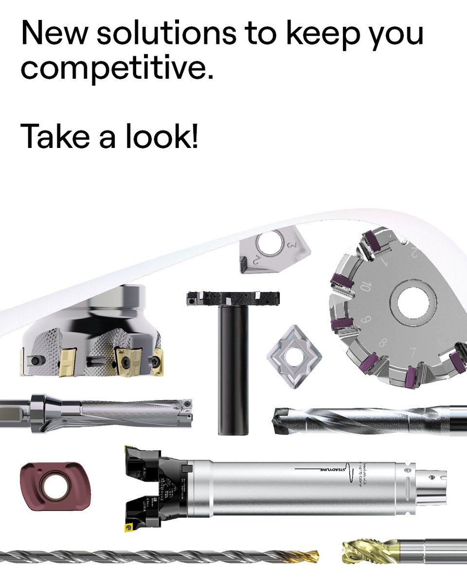 The new Seco product launch 2025.2 is here!💡

From enhanced stability to greater versatility, our latest solutions are designed to help manufacturers achieve higher productivity and lower costs on the shop floor.

👉 Discover the full launch: ow.ly/5ljL50WWAqH