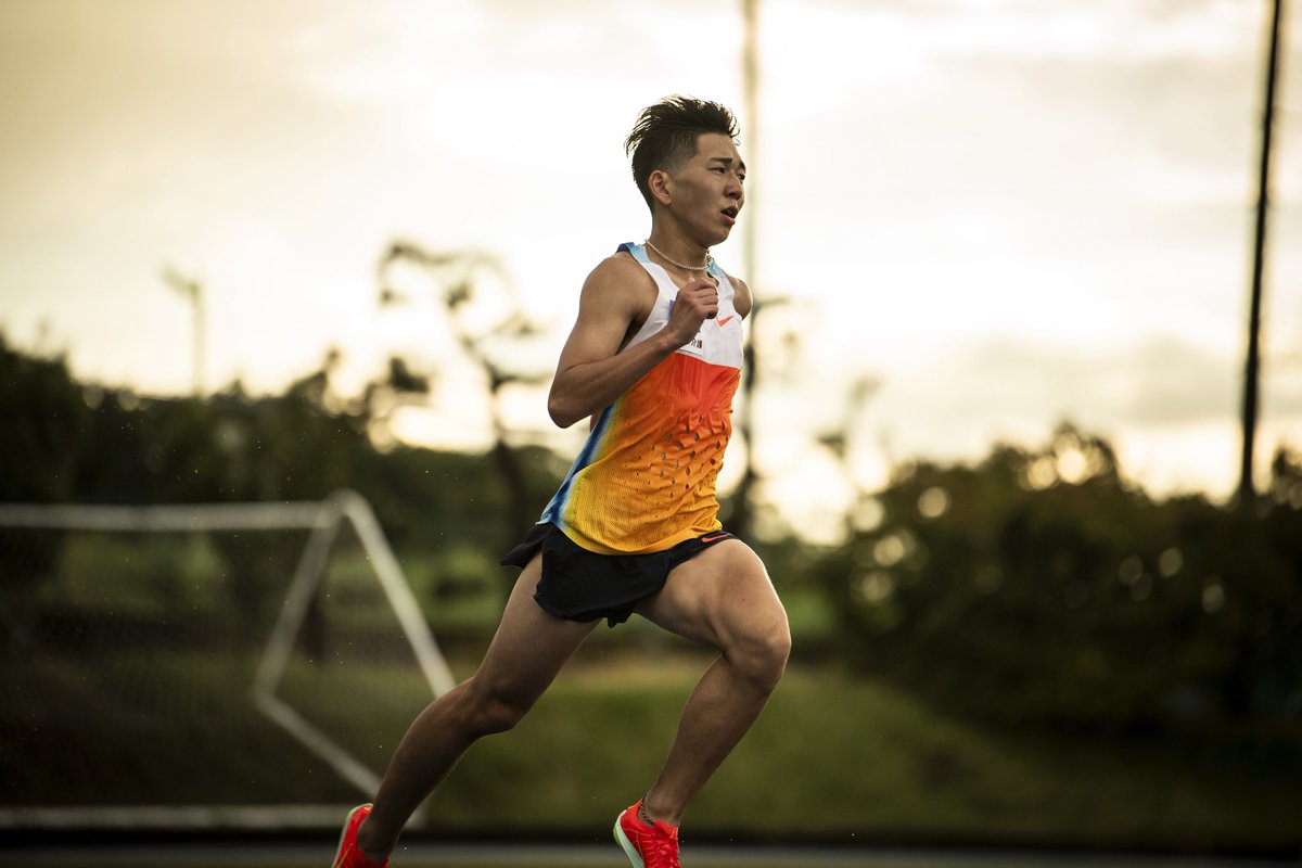 駒澤大陸上部ジャージ　選手実使用 駒澤大学 陸上競技部ジャージ 陸上競技部の篠原倖太朗選手が「日本