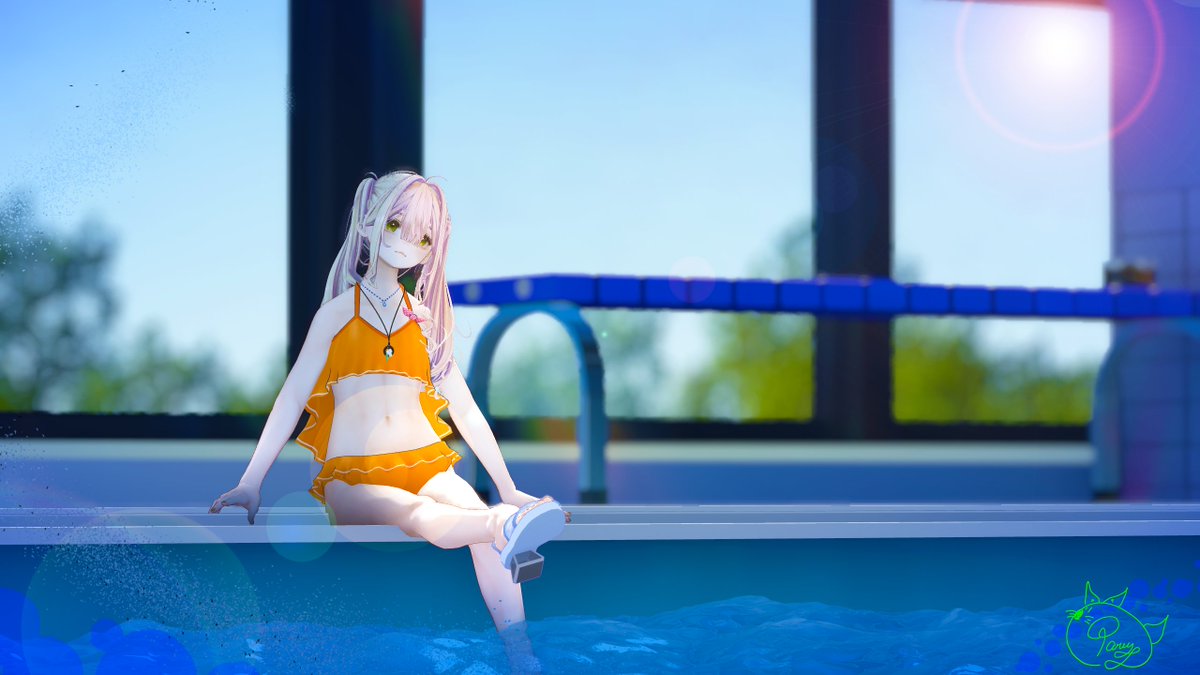 夏か
夢か

#Marycia3D 
#vrcshop_FROST
#VRChat 
#ParuPhoto