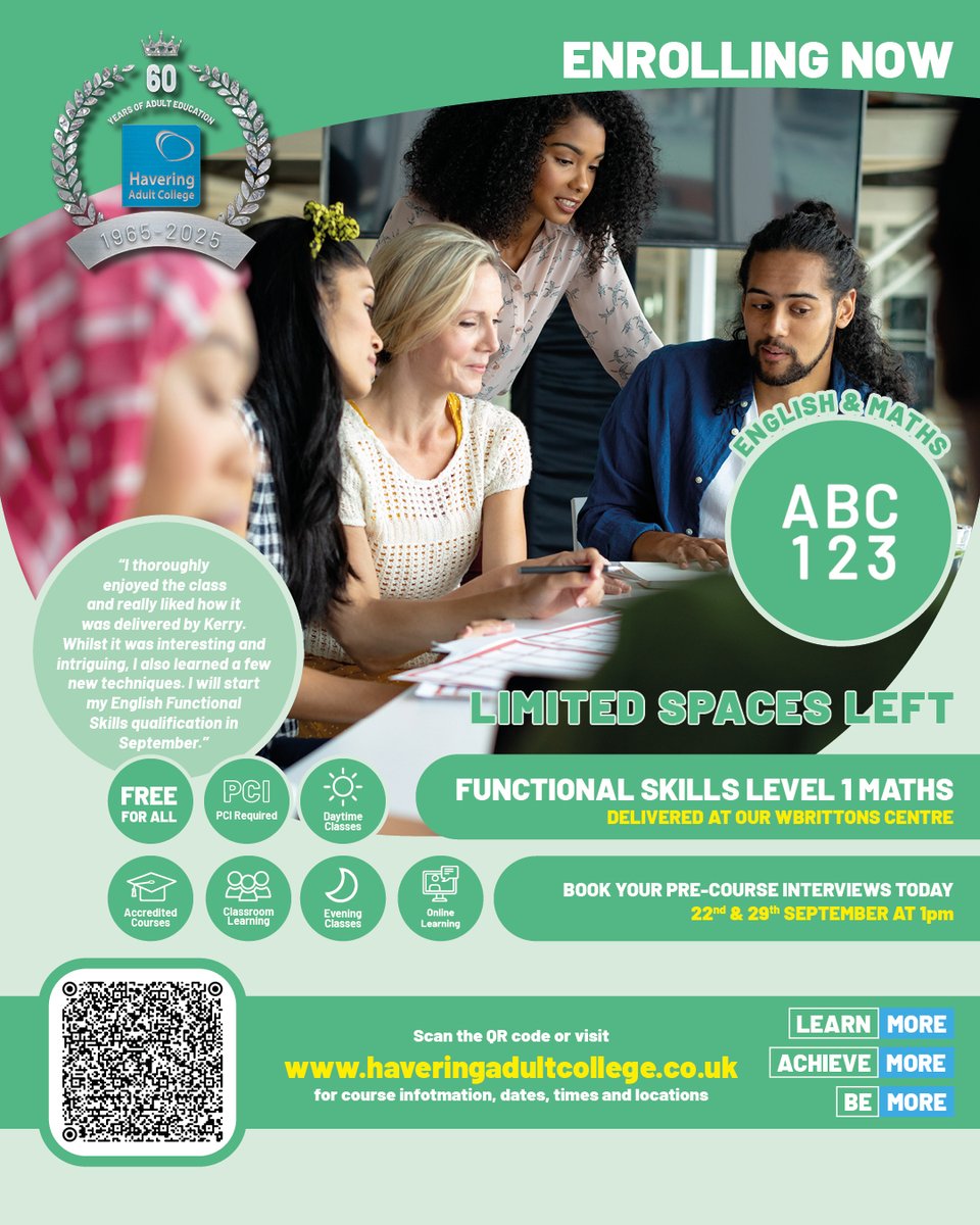 Havering Adult College tweet media