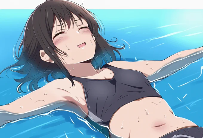 サウナ後の水風呂