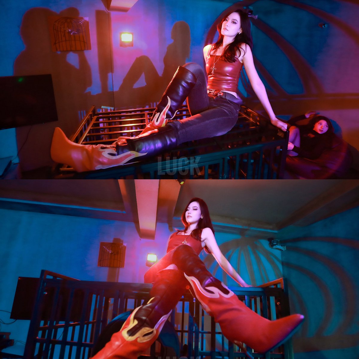 “👑 来 感 受 下 女 王 的 气 场 … ”

📷：<a href="/LuckluangLala/">Luck</a> 
👸：<a href="/Jennyqueen712/">Jenny (Queeny) 靴嘉倪 杭州女王</a> 
🏠：<a href="/Kurokawa4_/">黒川久之</a> 感谢川的场地支持

#摄影 #人像 #约拍 #女王 #杭州