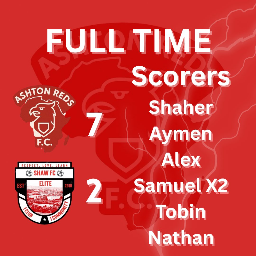 ‼️First Win Of The Season‼️

The boys returned to winning ways with a comfortable victory.

Despite going 1-0 down, the lads dug in to go into the break 6-1 up. A solid second half performance meant that we maintained our 5 goal margin

All eyes on next week 🫡