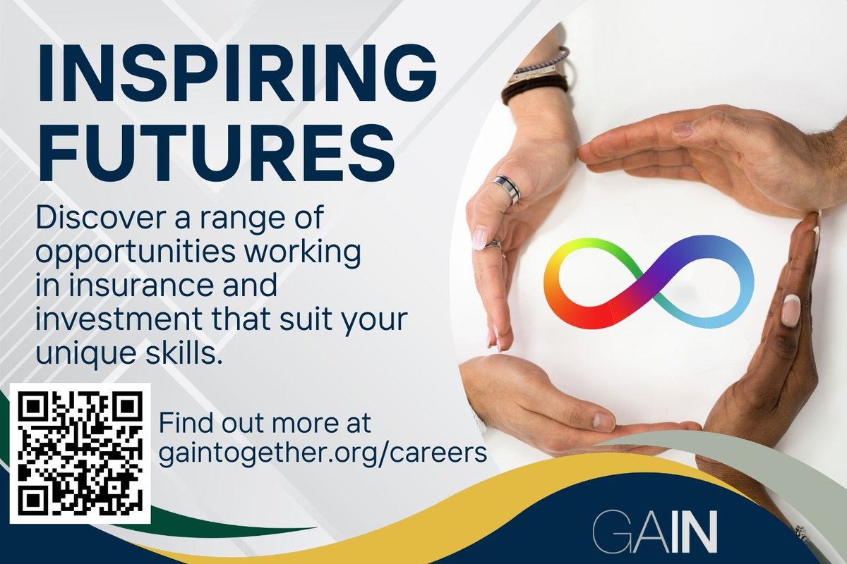 🌟 Inspiring Futures 🌟
Looking for a career as a neurodivergent individual? GAIN connects you with insurance &amp; investment roles that value your strengths. Explore our Career Club &amp; jobs board: member.gaintogether.org/jobs-board-1
#InspiringFutures #Neurodiversity #GAIN